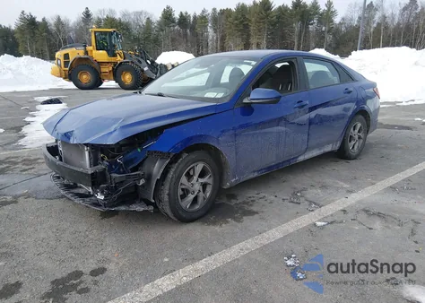 2021 Hyundai Elantra Se from USA, damaged, VIN 5NPLL4AG4MH014967